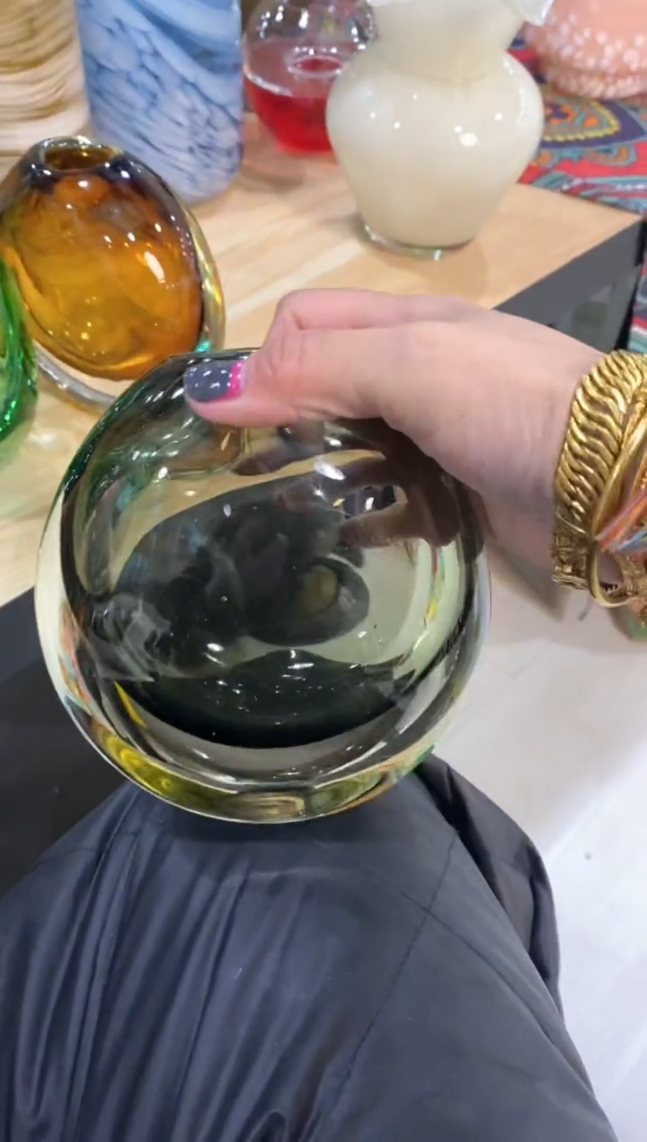 【闪购商品】琉璃慕忆家花瓶微瑕