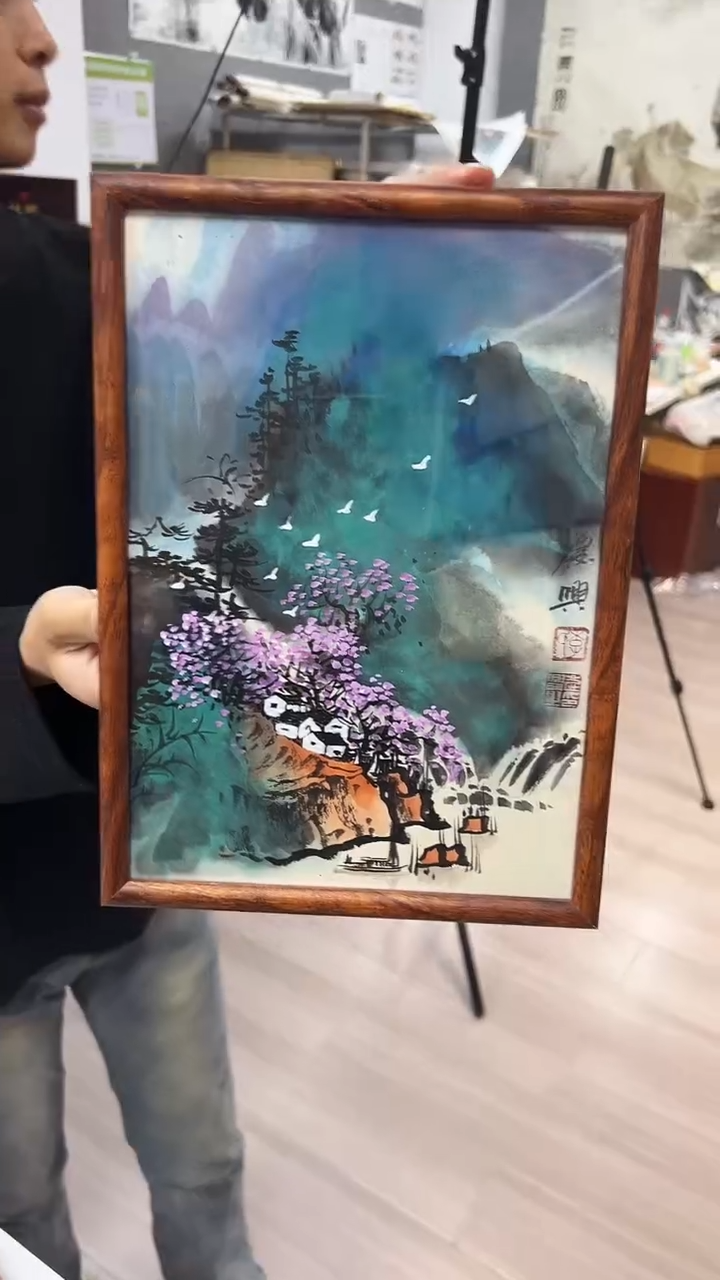 【闪购商品】国画25号李庆兴老师绘画摆台