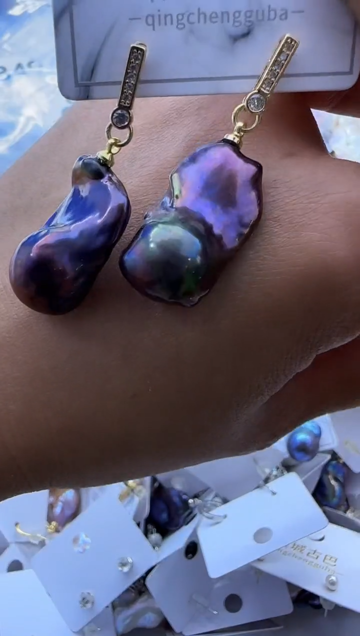 【闪购商品】淡水珍珠耳饰未镶嵌504