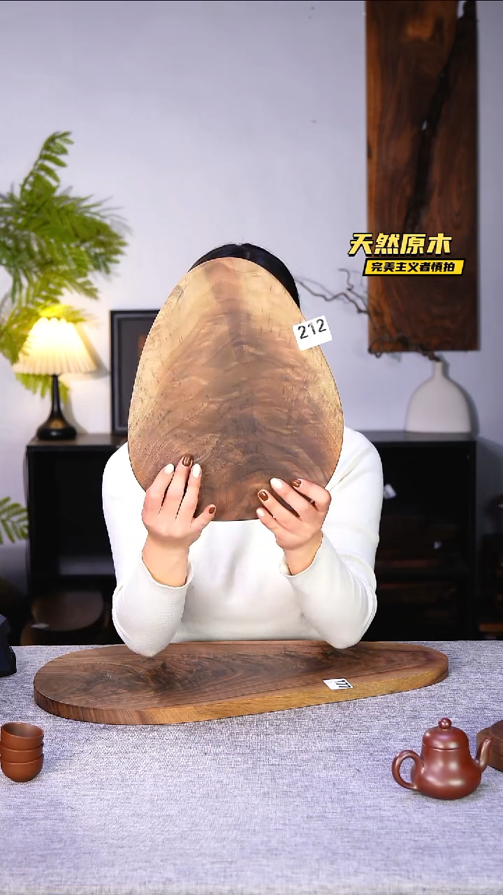 木北美黑胡桃原木.干裂疤结不属于商品质量问题完美主义者慎拍