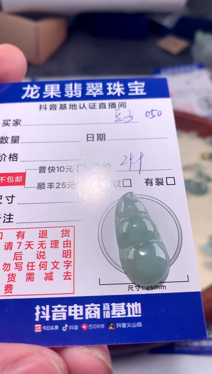 【闪购商品】翡翠颈饰未镶嵌豆子050