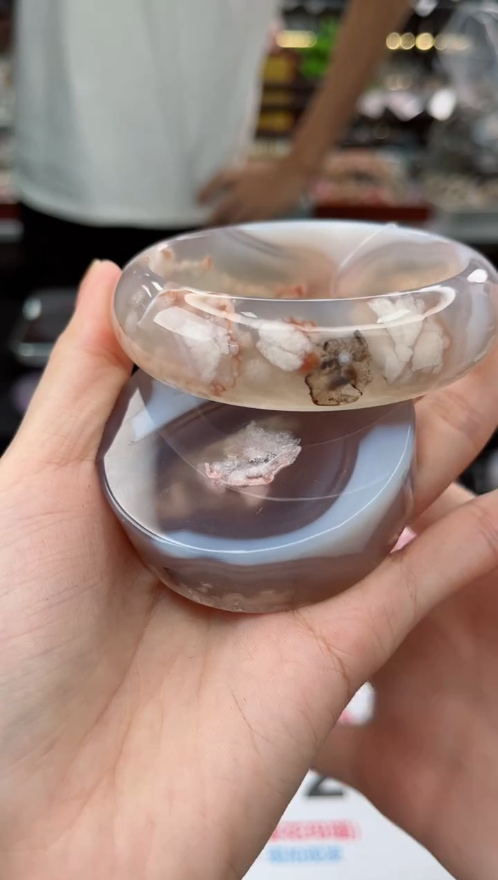 【闪购商品】石英质玉手镯未镶嵌61圈口（赠品镯心）3571483