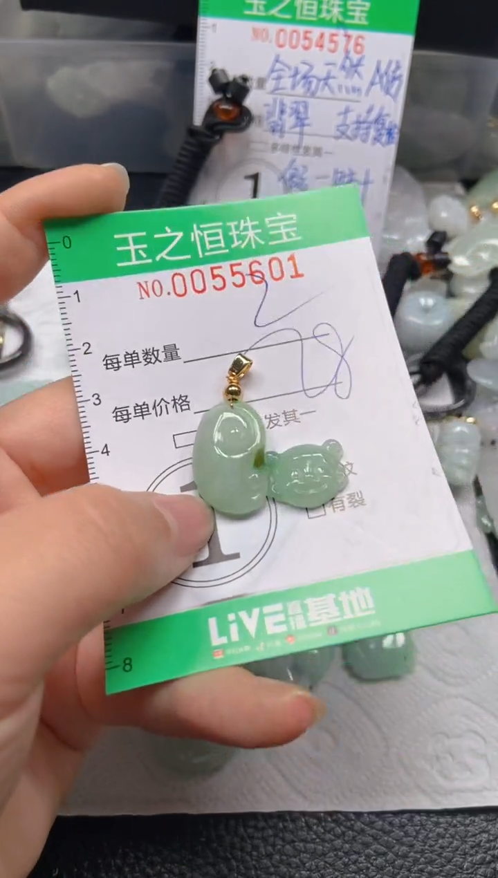 【闪购商品】翡翠未镶嵌颈饰闪购0055601