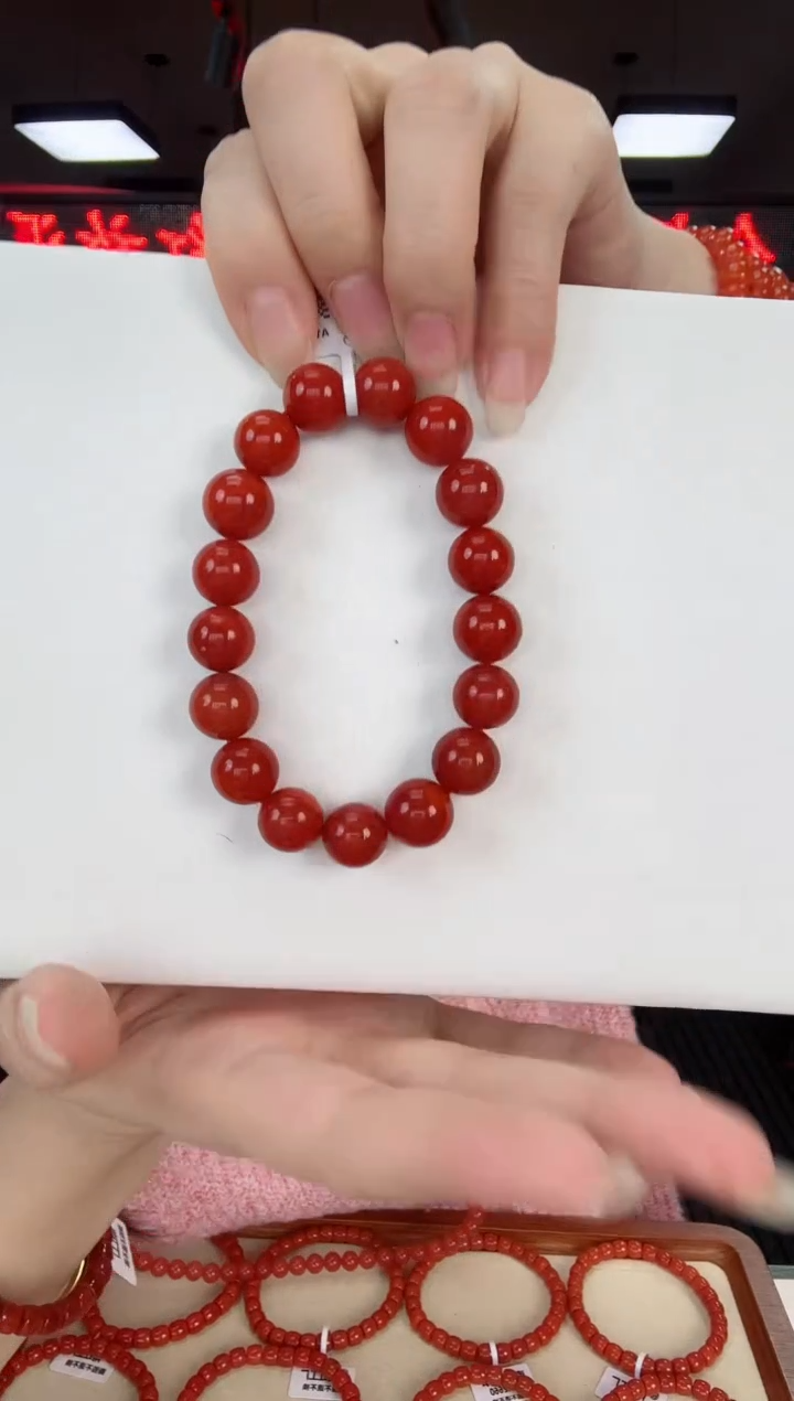【闪购商品】南红玛瑙瓦西手串12+未镶嵌一个/条
