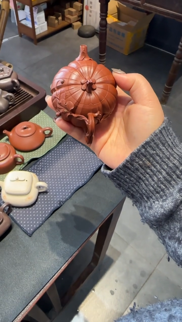 【闪购商品】紫砂茶壶南瓜供春 云哥