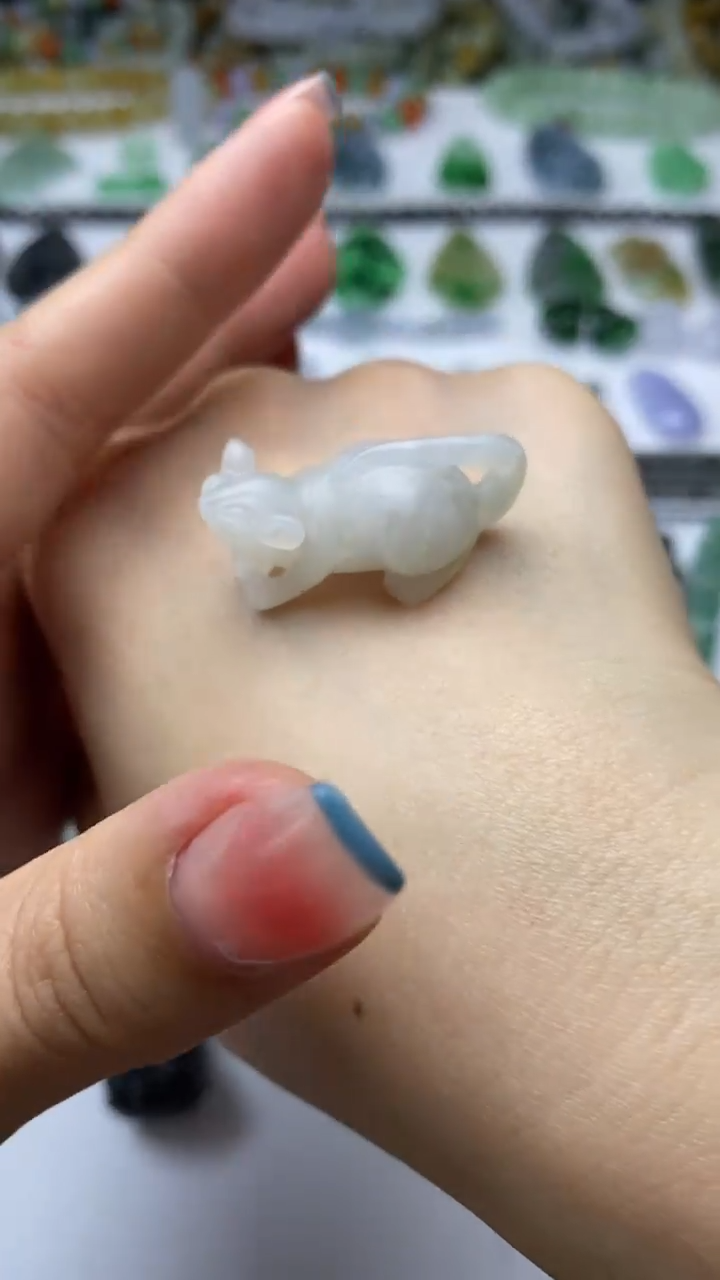 未镶嵌定制翡翠毛货定制不退不换