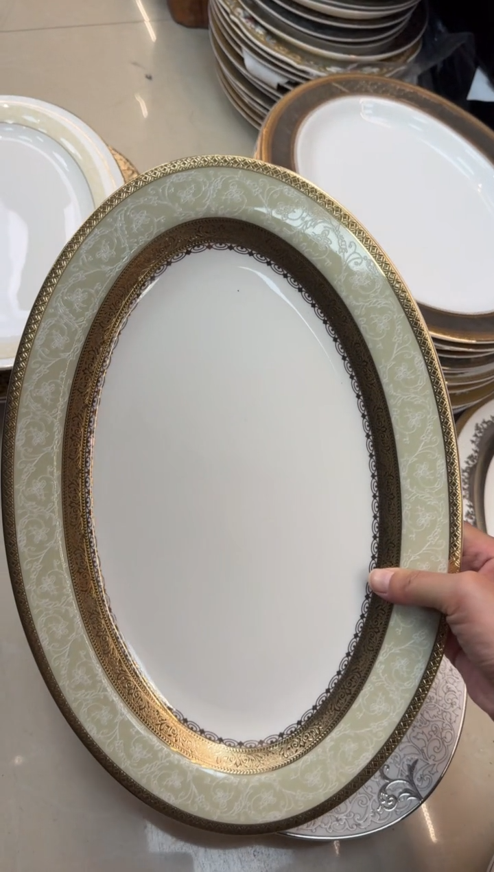 【闪购商品】瓷片14英寸鱼盘福利款微瑕