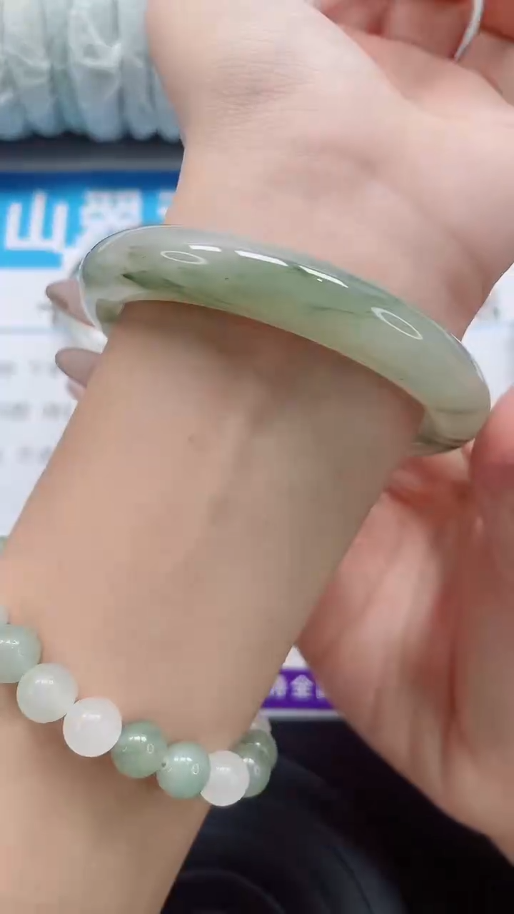 未镶嵌手镯石英质玉161-58/59