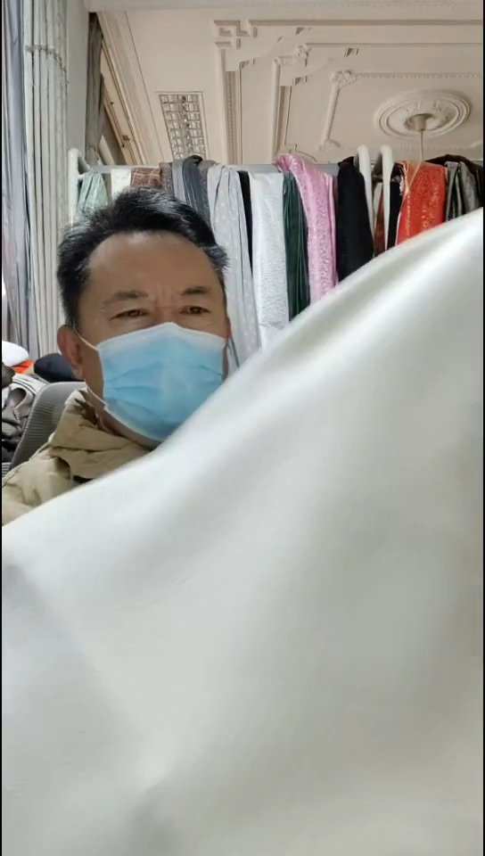 白色人字纹双面布料