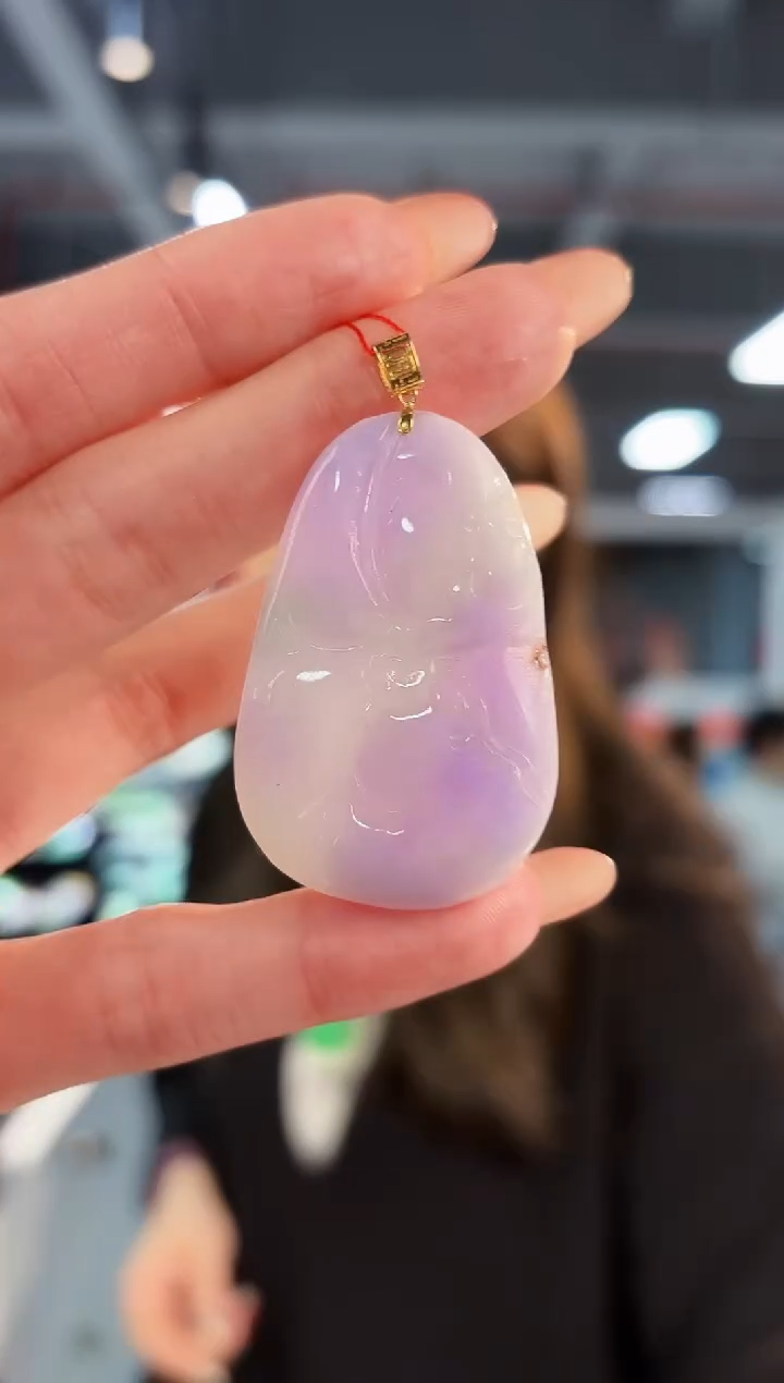 【闪购商品】翡翠颈饰18K金镶嵌缅料A货/支持复检/一件
