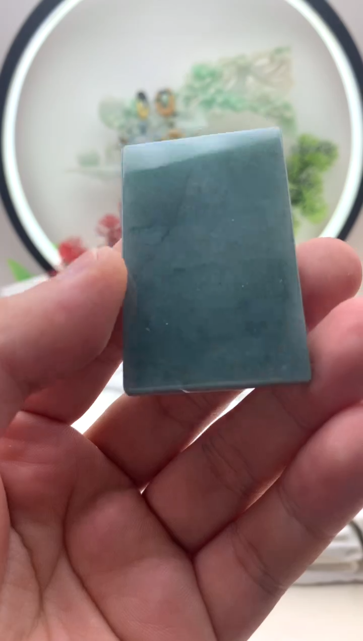 颈饰未镶嵌翡翠无事牌