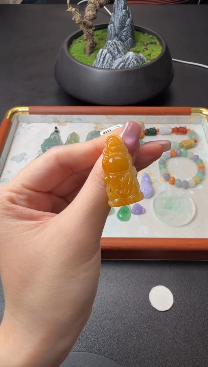 吊坠(不含链)未镶嵌翡翠翡翠饰品-44