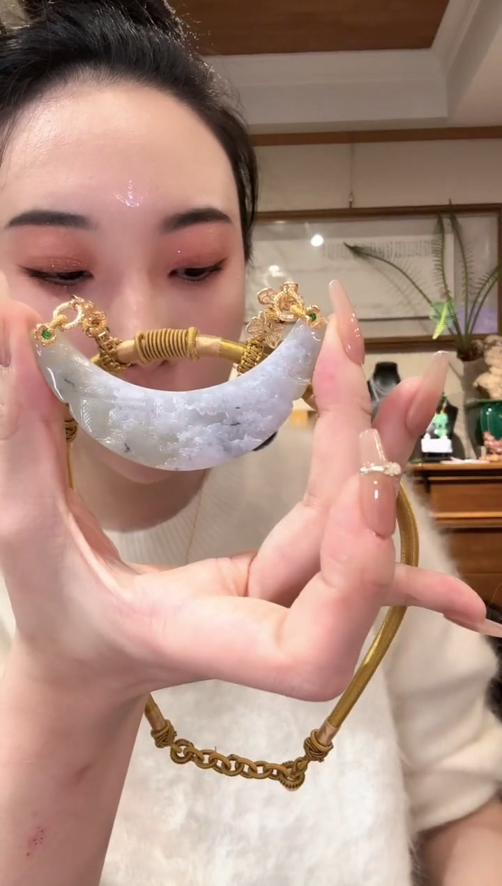 【闪购商品】翡翠颈饰未镶嵌国风