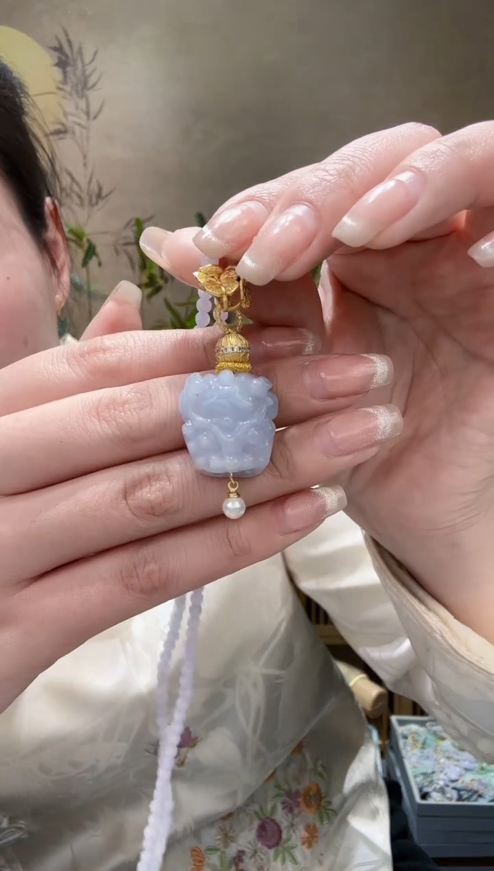 【闪购商品】翡翠耳饰未镶嵌吊坠