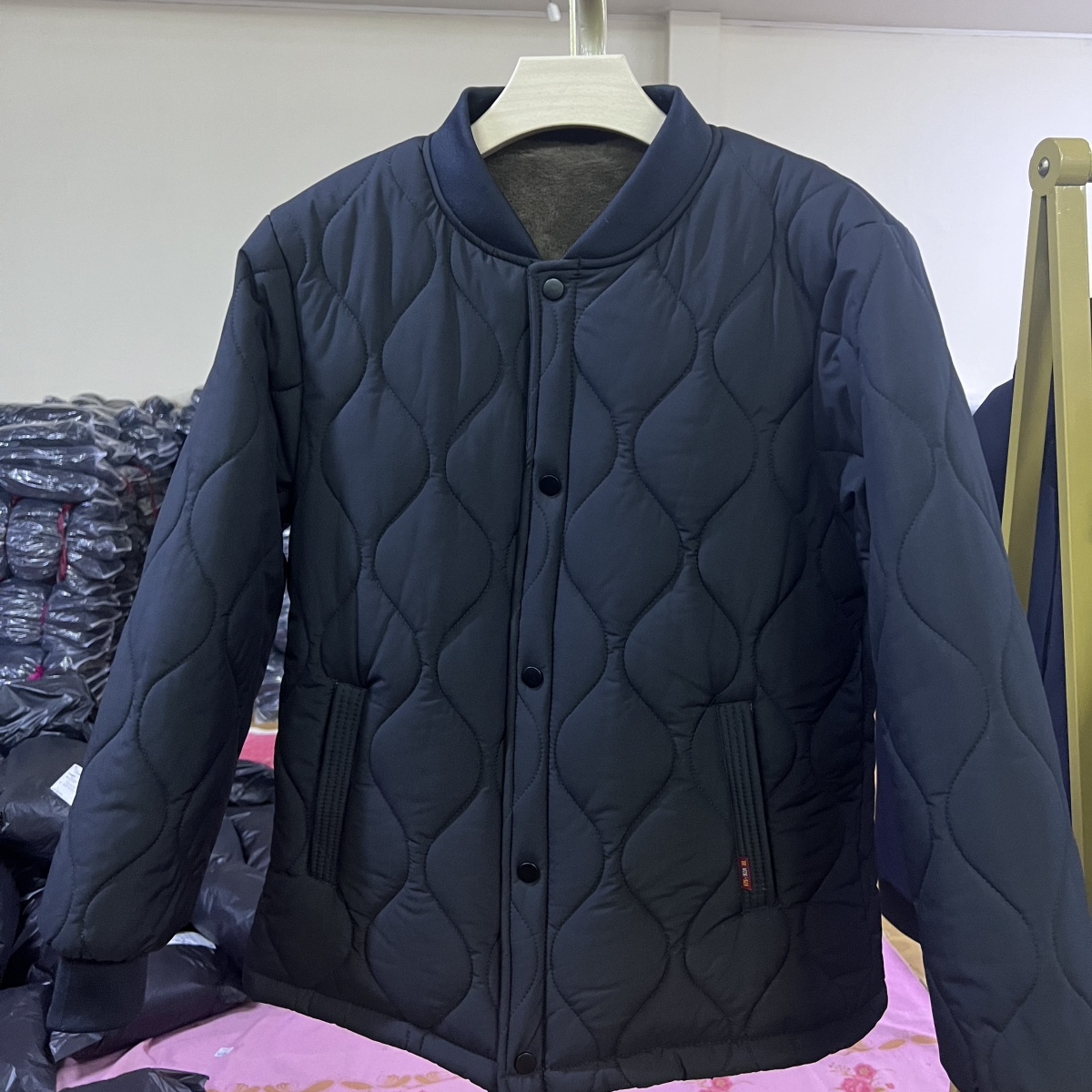 男士冬季加绒休闲棉服