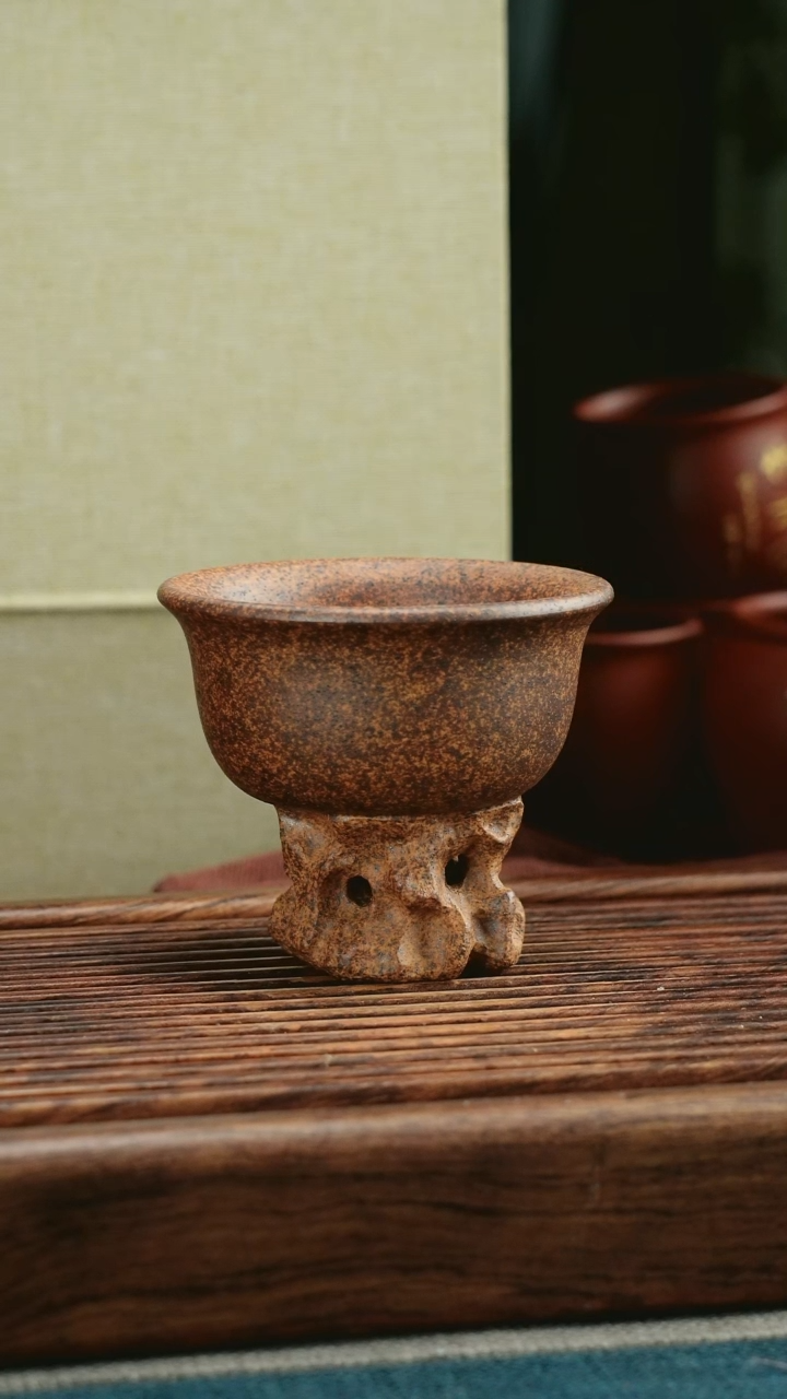 【闪购商品】紫砂茶杯太湖石杯杯