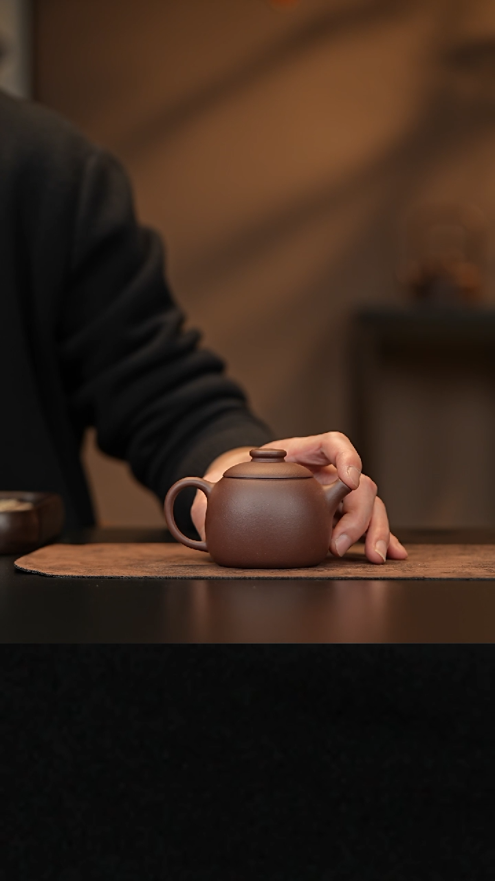 【闪购商品】紫砂茶壶允禾斋wqy 紫泥 巨轮