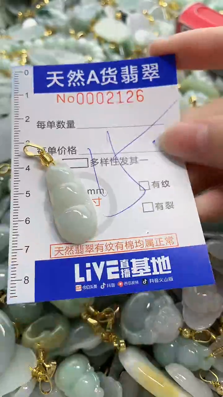 颈饰未镶嵌翡翠天然A货翡翠