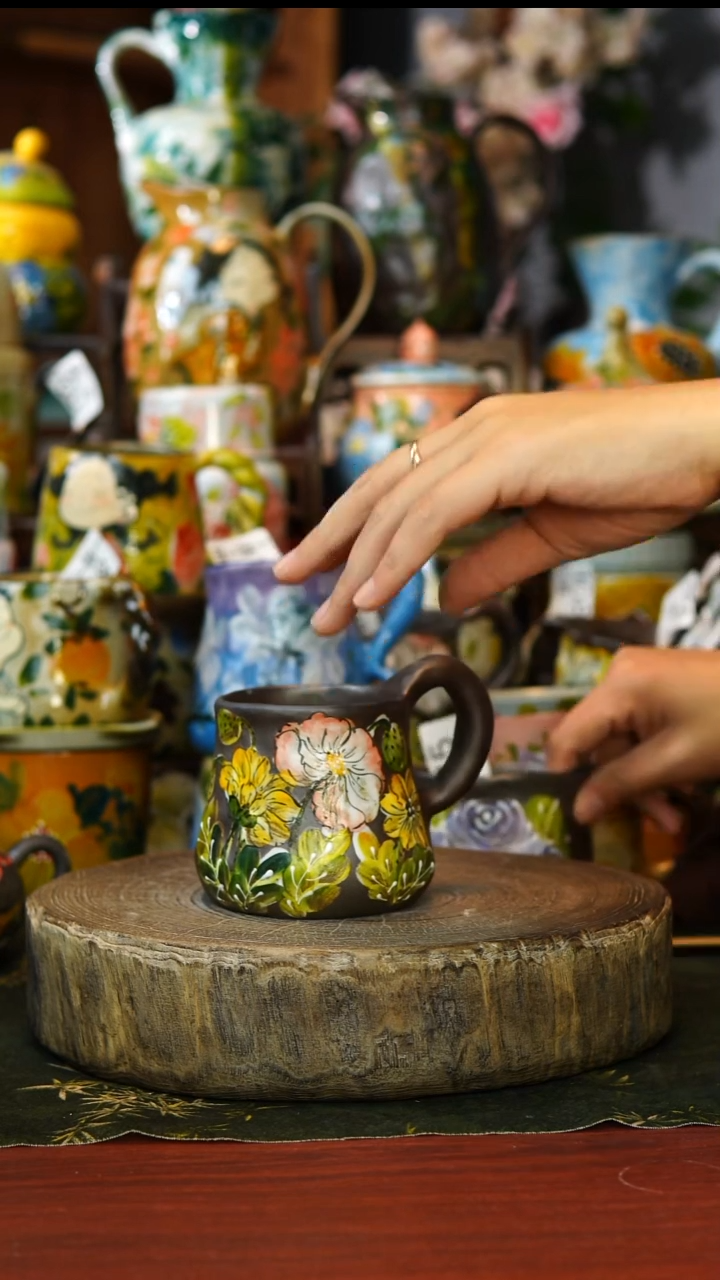 陶瓷116景德镇手工手绘釉下彩陶瓷