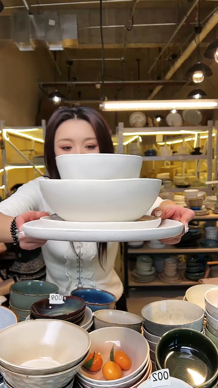 瓷36外贸尾货窑变釉下彩默认微瑕