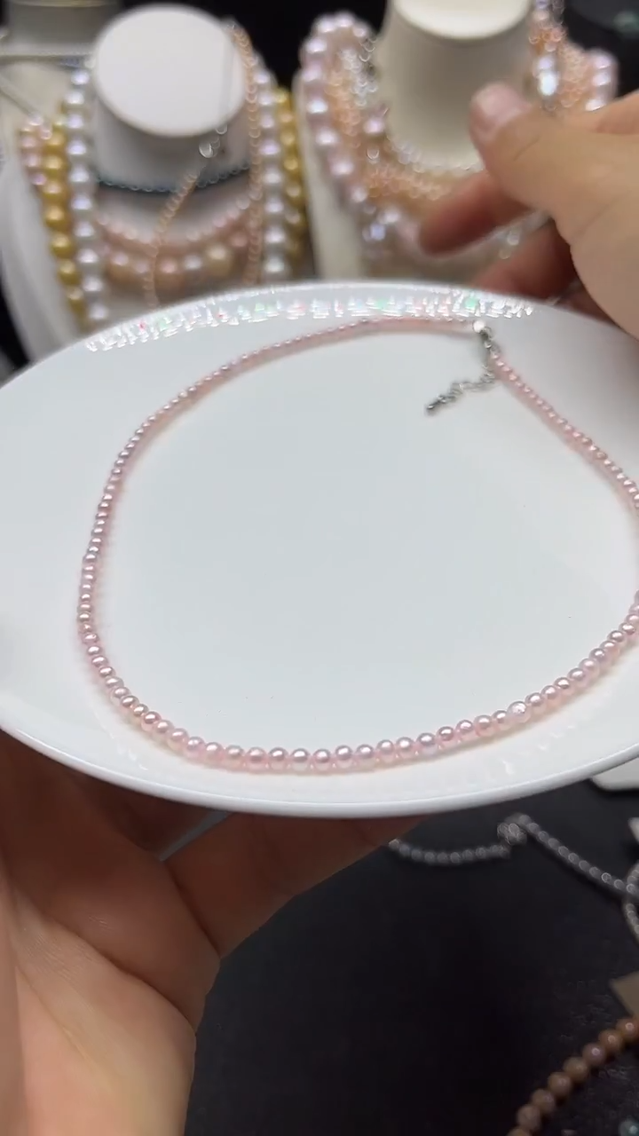 颈饰未镶嵌淡水珍珠多人