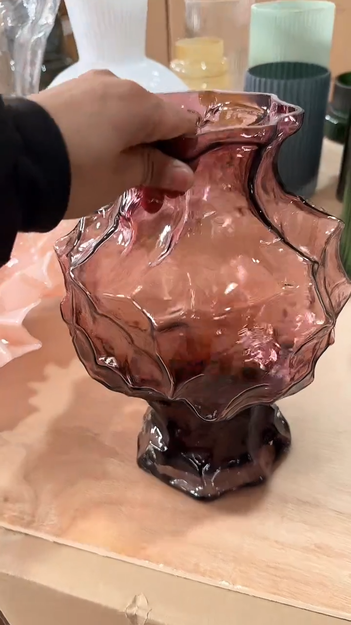 【闪购商品】玻璃紫红色