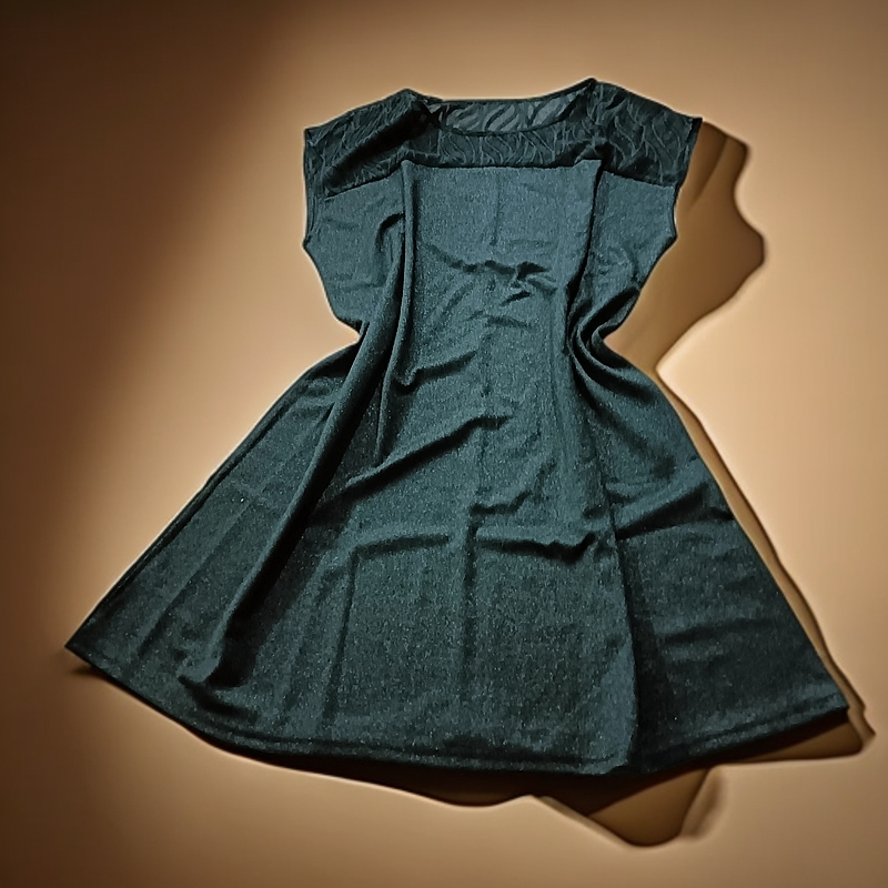 9056黑色无袖拼接外贸没吊牌连衣裙