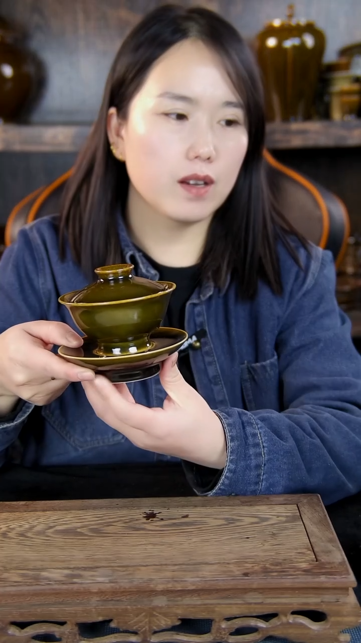 【闪购商品】蔚县手工粗陶作品茶器盖碗