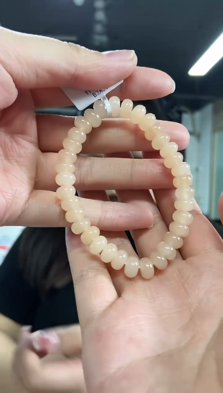 【闪购商品】和田玉手串银S925镶嵌多样性发其一颜色微差