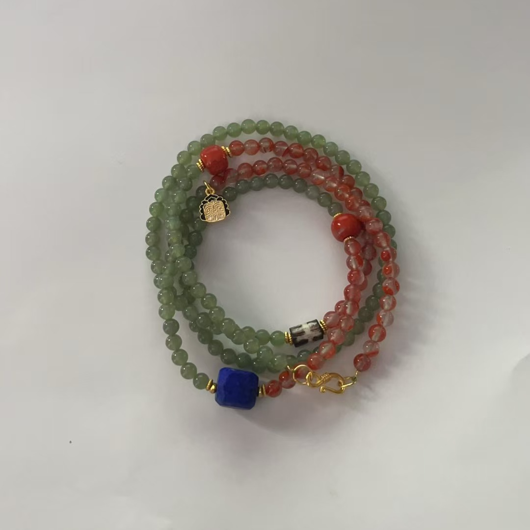 天然和田玉碧玉万能链长链设计款