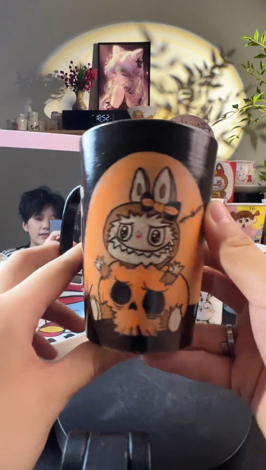 【闪购商品】摆件纯手工手绘陶瓷小杯杯