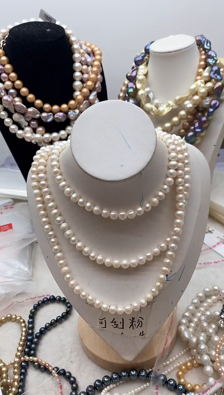 【闪购商品】淡水珍珠颈饰钛钢160