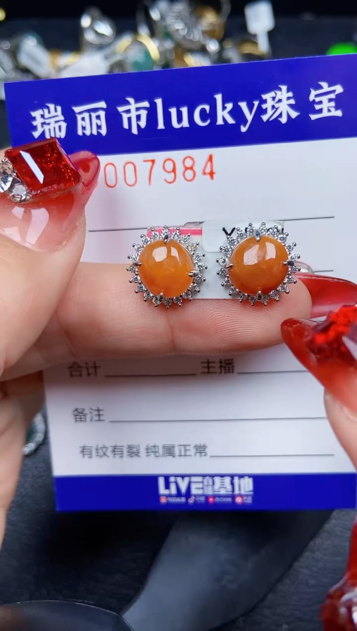 【闪购商品】翡翠颈饰银S925镶嵌7984