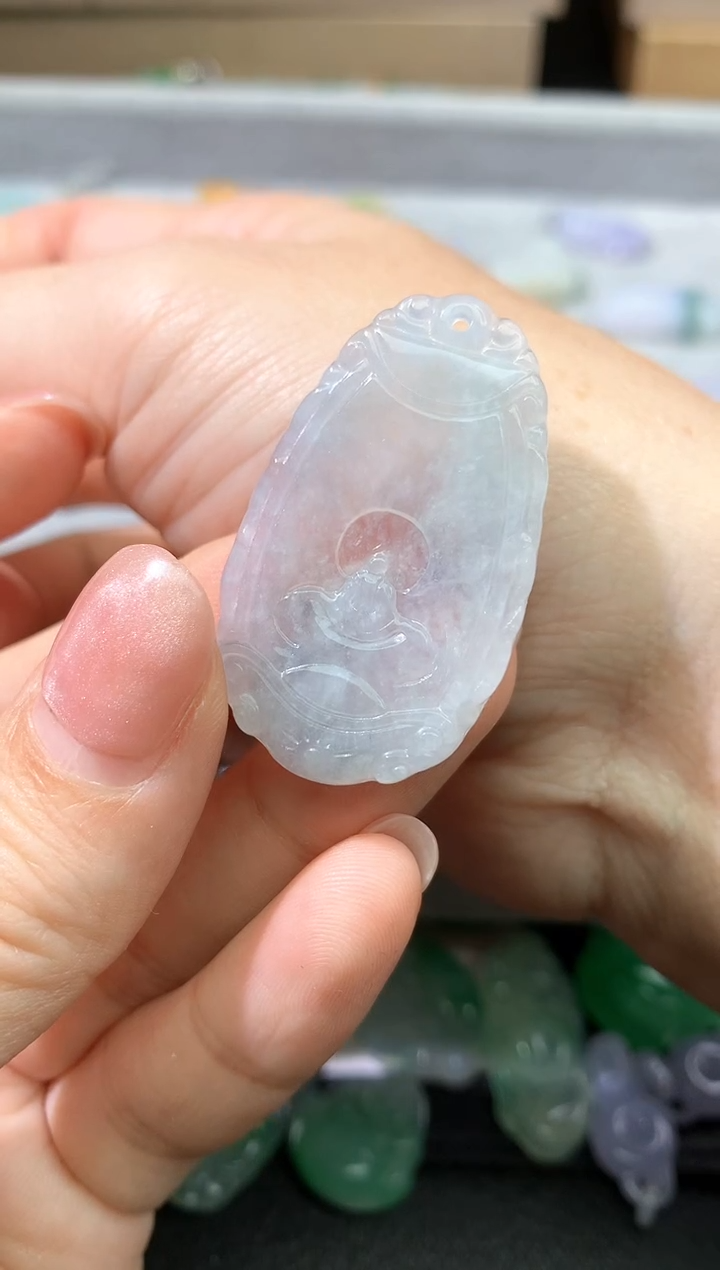 颈饰未镶嵌翡翠吊坠