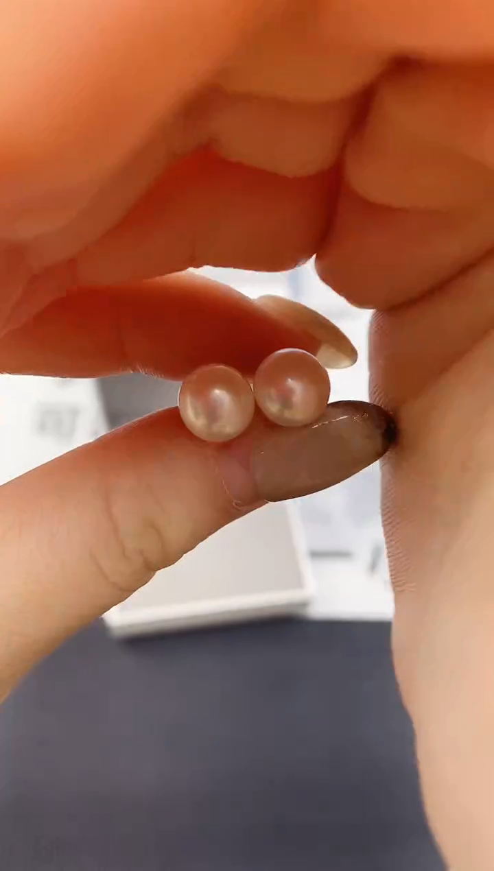 未镶嵌耳饰淡水珍珠ED1070