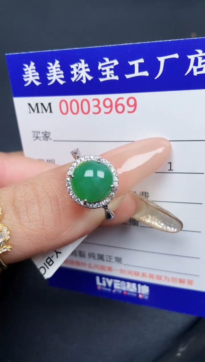 【闪购商品】翡翠颈饰银S925镶嵌3969