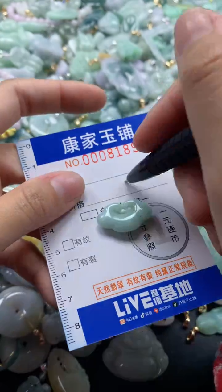 颈饰未镶嵌翡翠8189