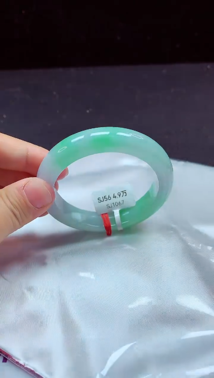 【闪购商品】翡翠手镯未镶嵌镯子56+