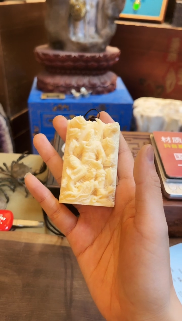 【闪购商品】菩提根/象牙果吊坠象牙果关羽吊坠F091