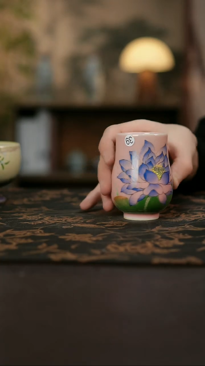 景德镇陶瓷杯碗柴烧多人