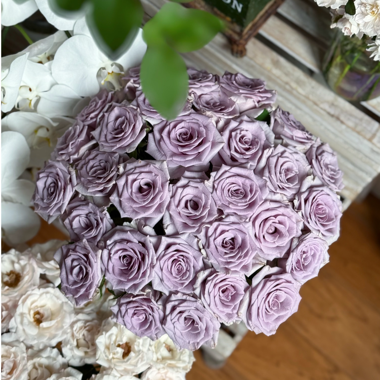 【花相拾】惊艳蓝单头玫瑰-顺丰包邮