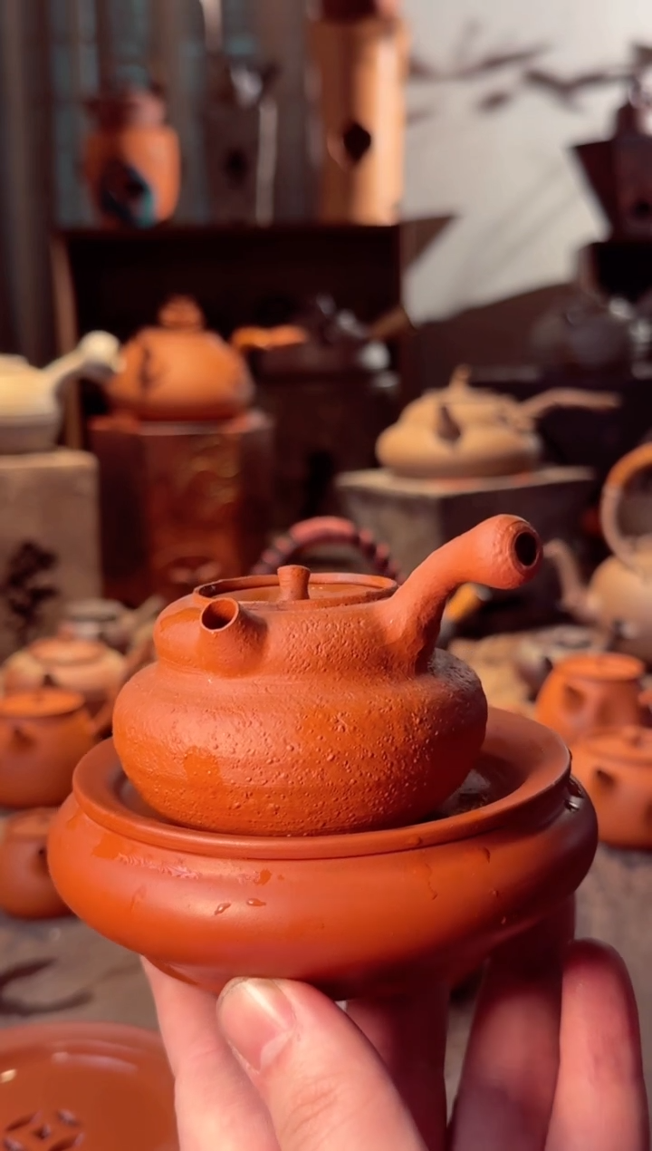 【闪购商品】壶潮州粗砂纯手工泡茶壶130c