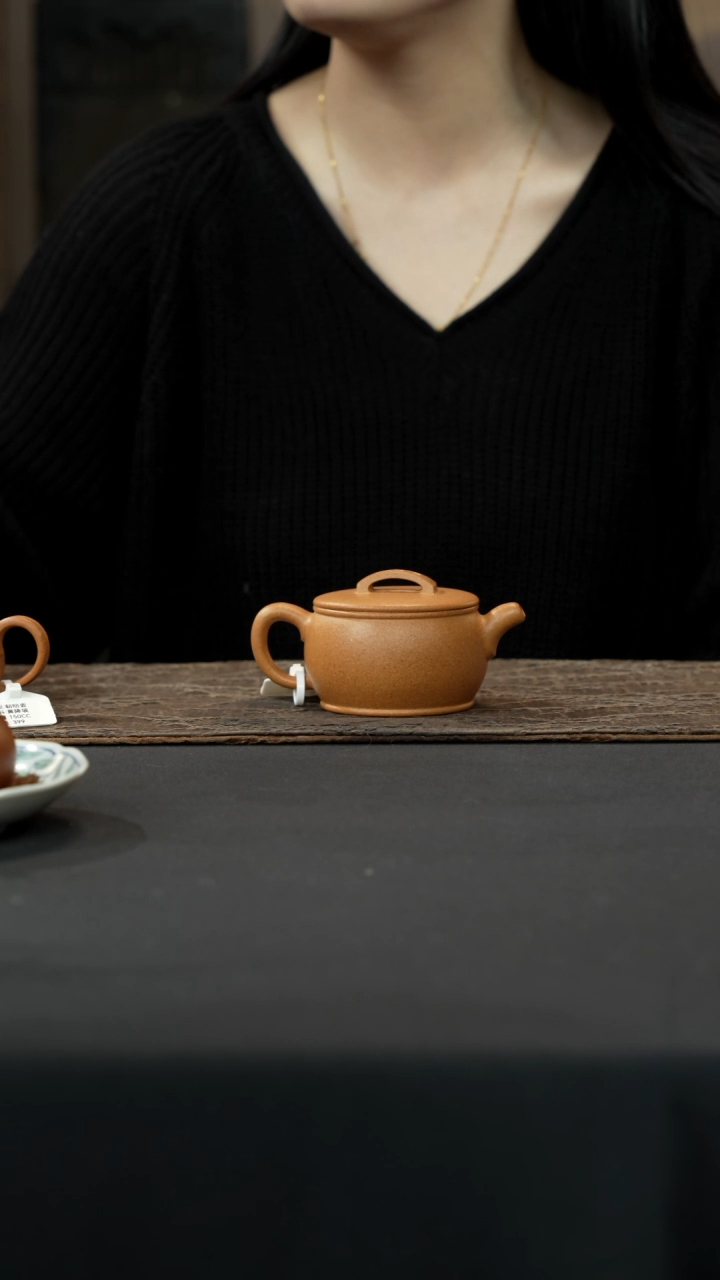 【闪购商品】紫砂茶壶黄降坡传统汉瓦150cc
