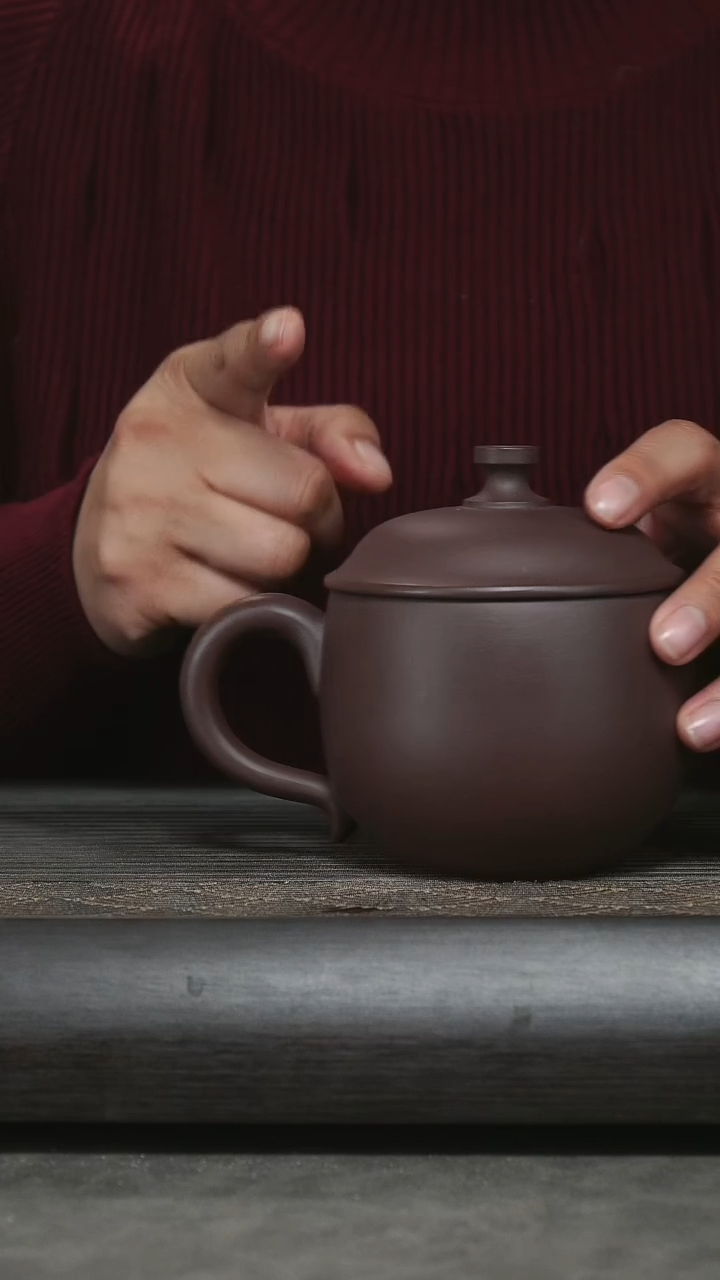 【闪购商品】紫砂茶杯紫泥将军杯@@GB00312