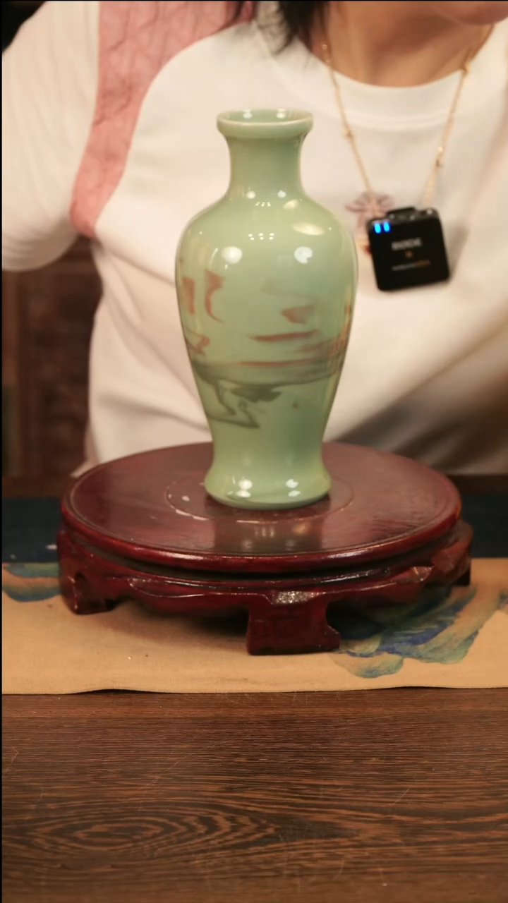 纯手工 绞胎 花瓶