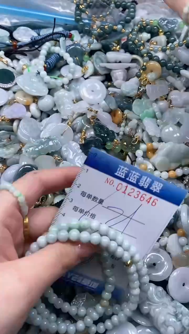 【闪购商品】翡翠颈饰未镶嵌闪购0123646多样性发其一