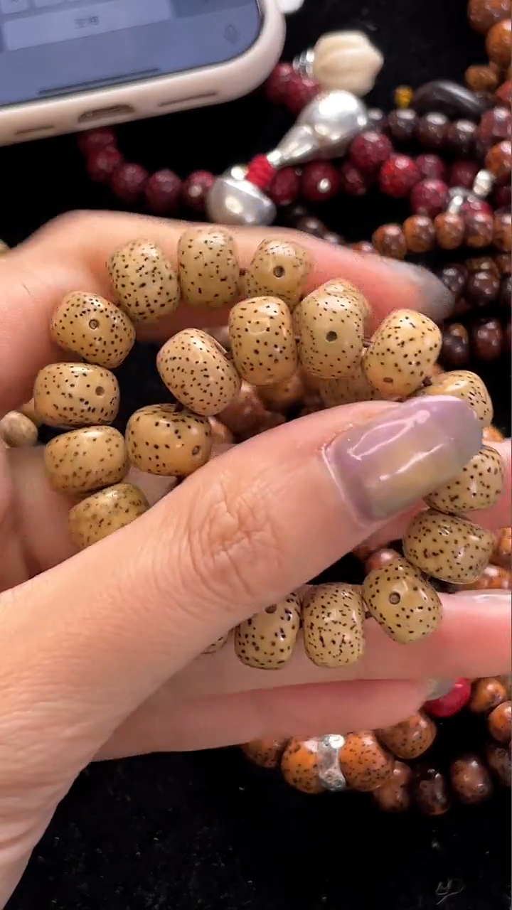 手串星月菩提精工级陈籽新桶11*8手串