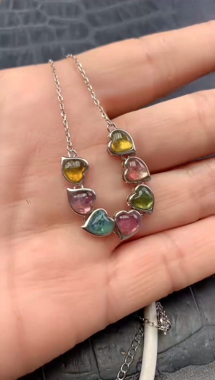 未镶嵌手链碧玺多样性发一条