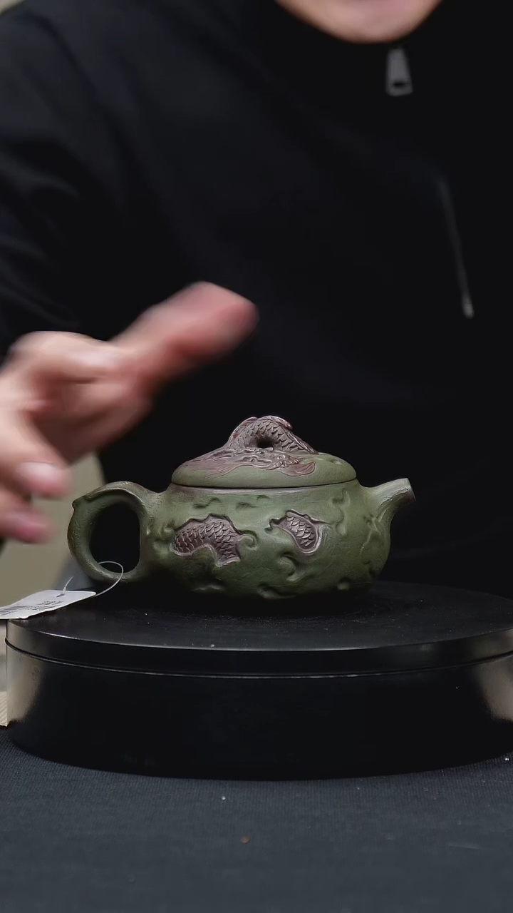 【闪购商品】紫砂茶壶081隐龙手工紫砂壶