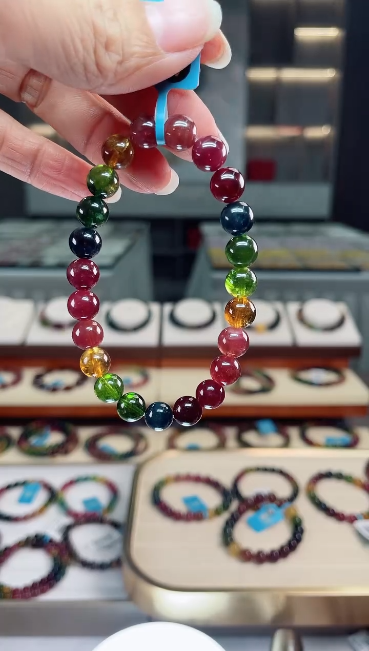 【闪购商品】碧玺单圈手串未镶嵌（多样性发一条）Q